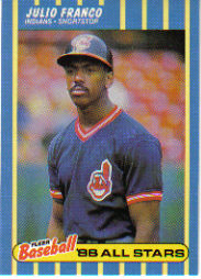 1988 Fleer Baseball All-Stars Baseball Cards   011      Julio Franco